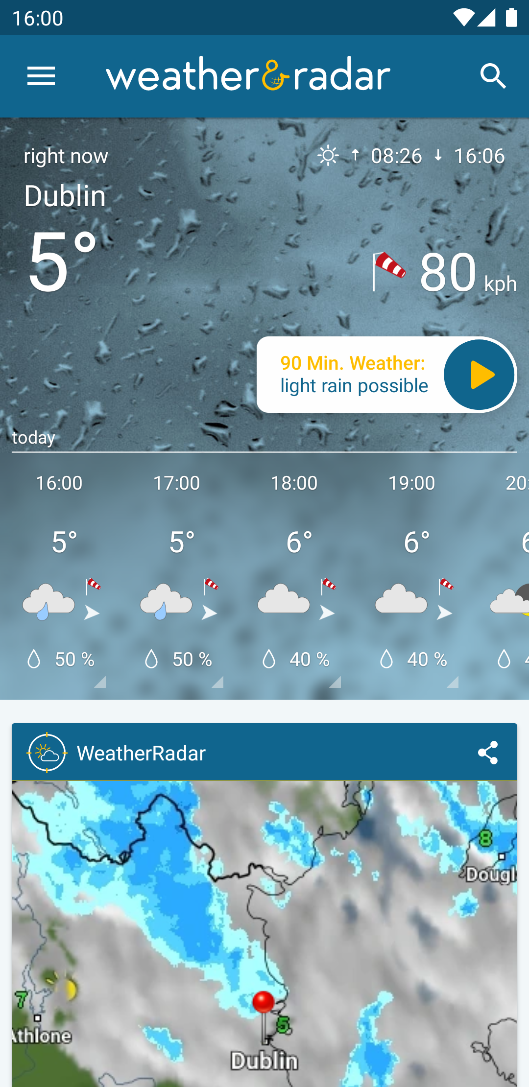 Weather & Radar App for iOS and Android